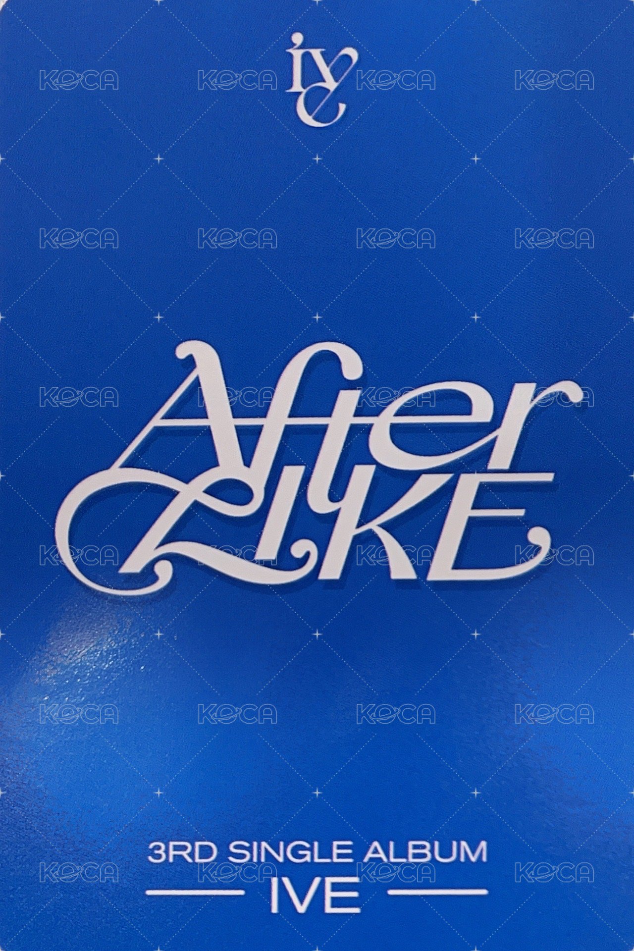 After LIKE sw 3.0 簽售卡  背面