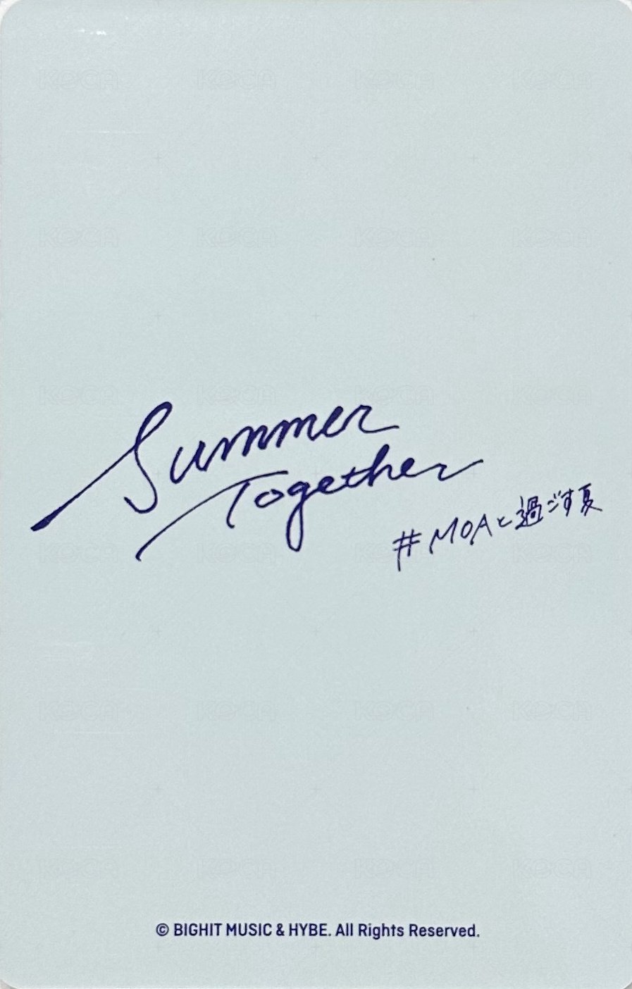 25日本夏日 隨機卡  背面