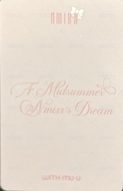 仲夏夜 wm 3.0 幸運卡 蝴蝶結莉 背面