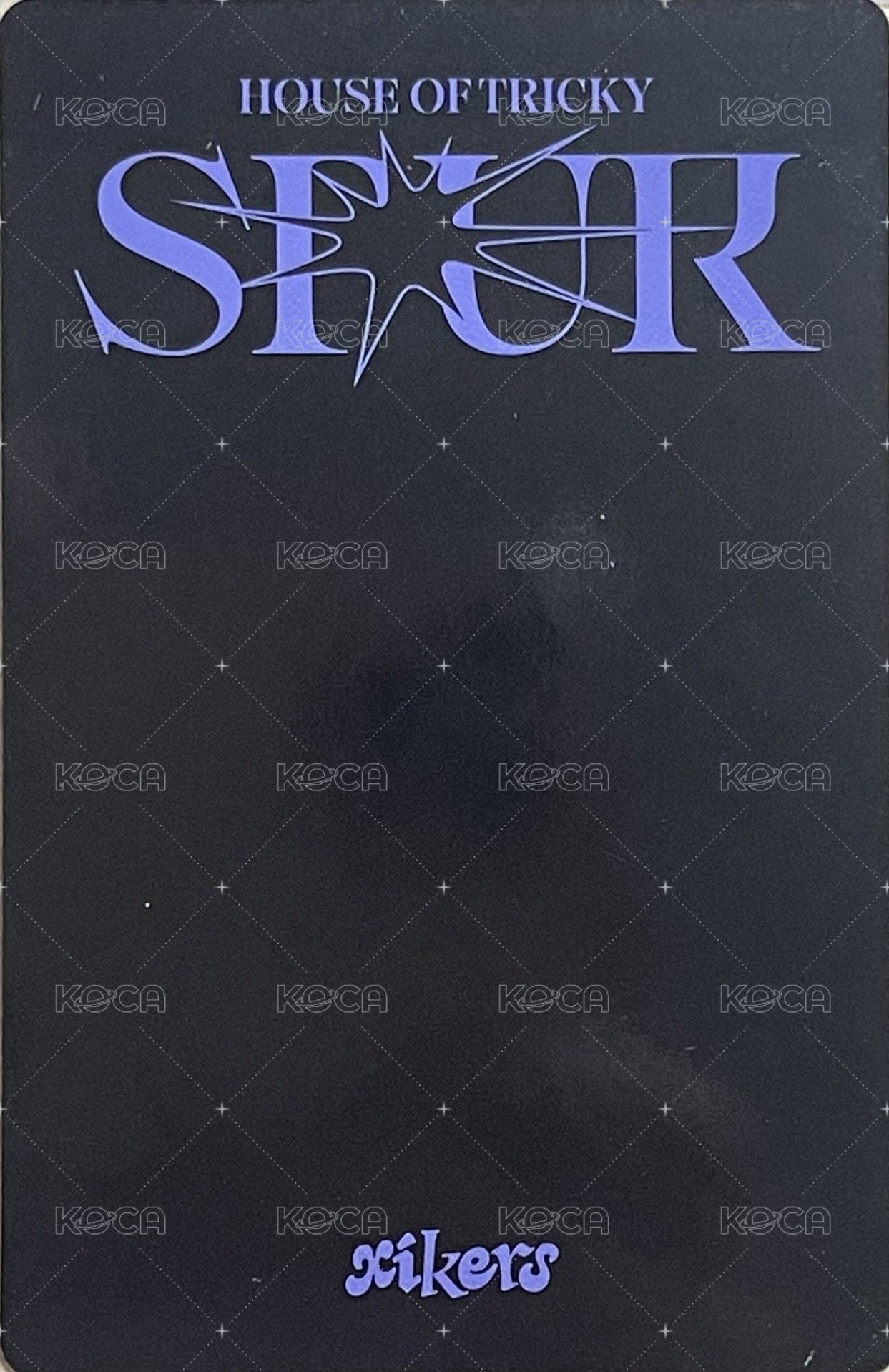 迷五 專輯卡 X ver. 背面