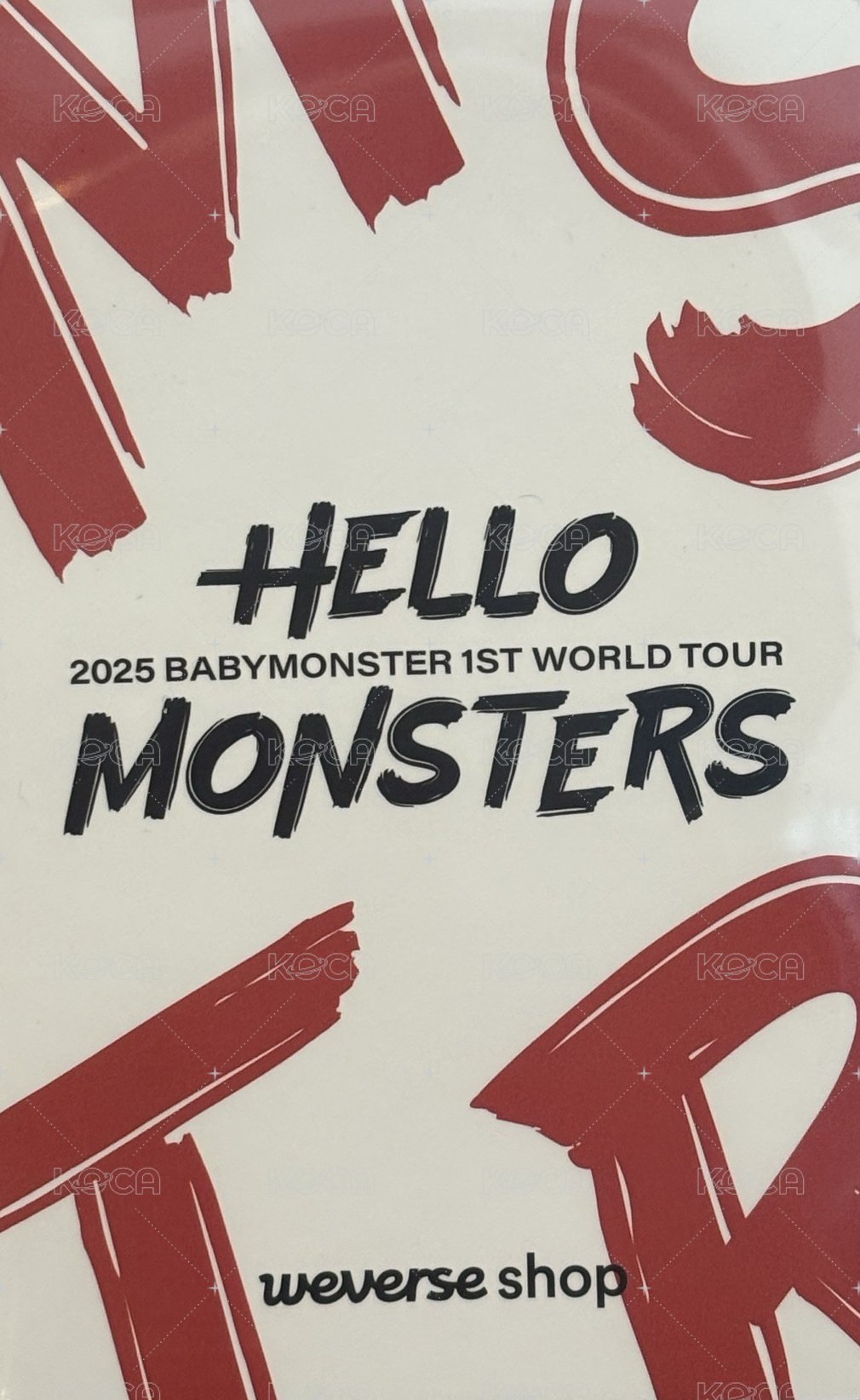 25’世巡 wvs 入場卡 / 場限卡 首爾展位卡 ver.A 背面