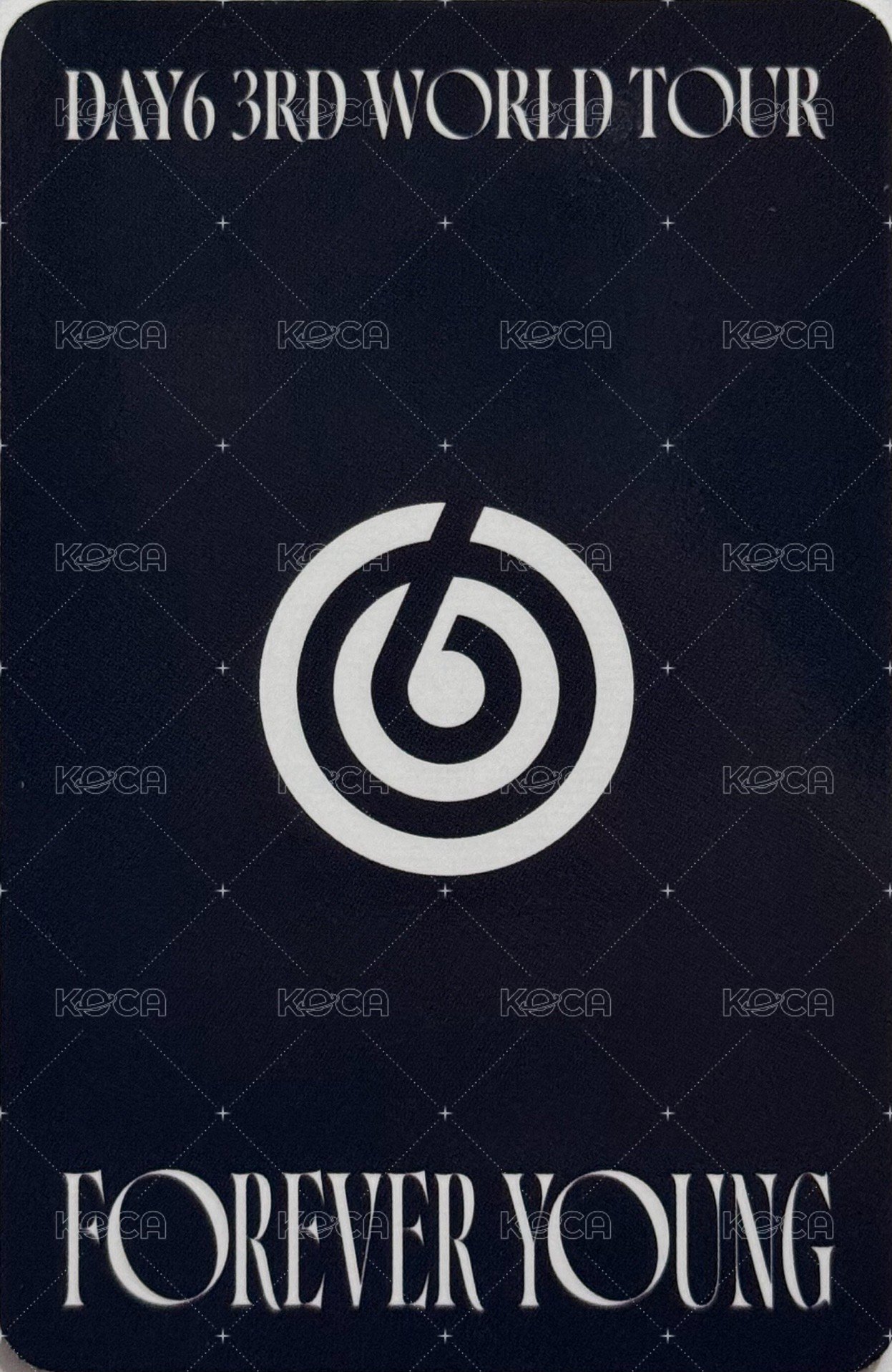 3rd世巡 仁川場 Day3 入場卡 / 場限卡  背面