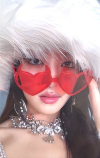 正規二 am 1.0 幸運卡 愛心墨鏡ver.