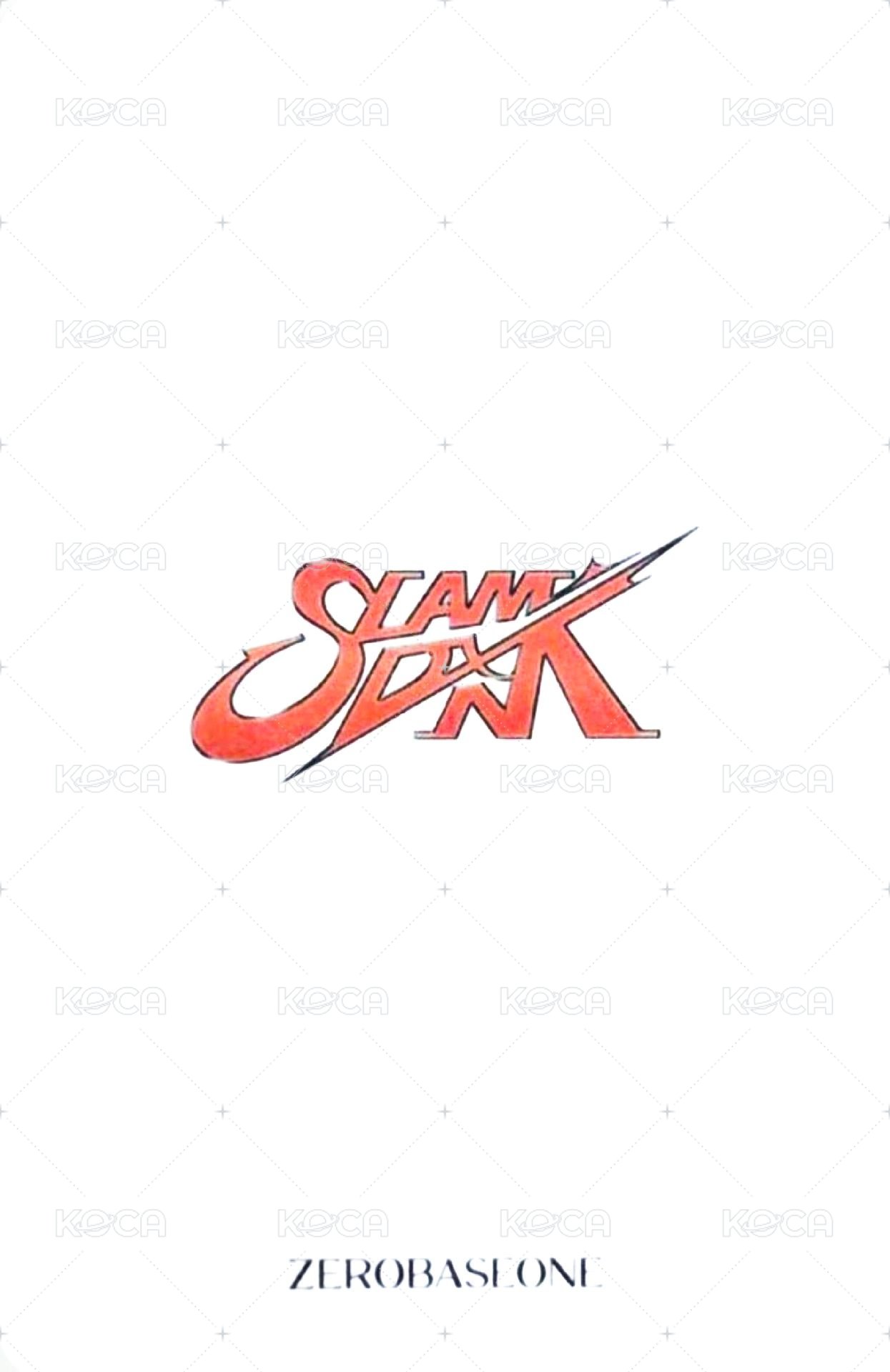 正規一 打歌卡 MCD SLAM DUNK 逆應援 背面