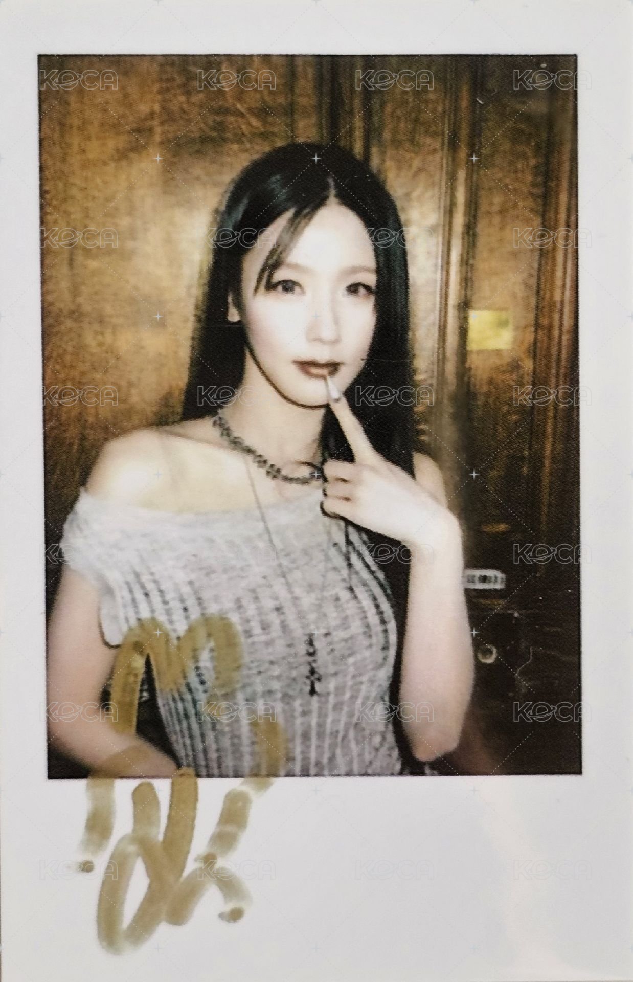 We are ny 上海線下 簽售卡 拍立得 正面