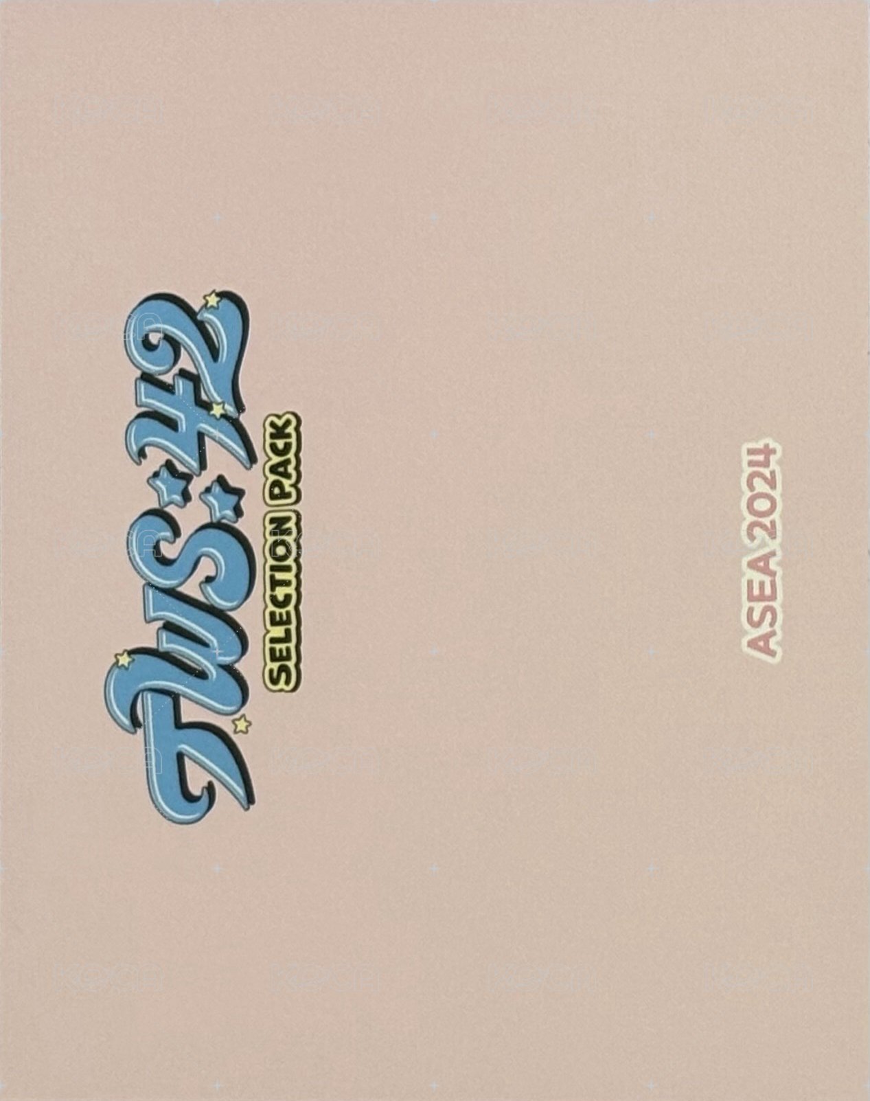 TWS:42 Selection Pack 周邊卡 團卡 背面