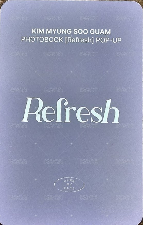 Refresh 快閃店 dmm 周邊卡 Lenticular Photocard Set 背面