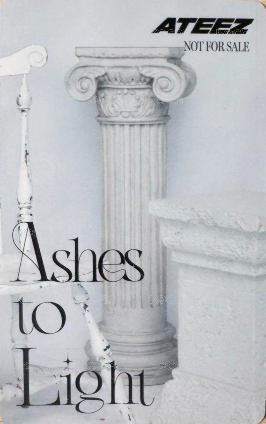 Ashes to Light 塔店 渋谷店限定 幸運卡  背面