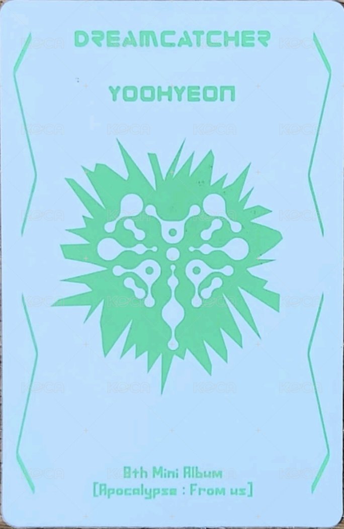 迷你八輯 專輯卡 (限量專專卡) 背面