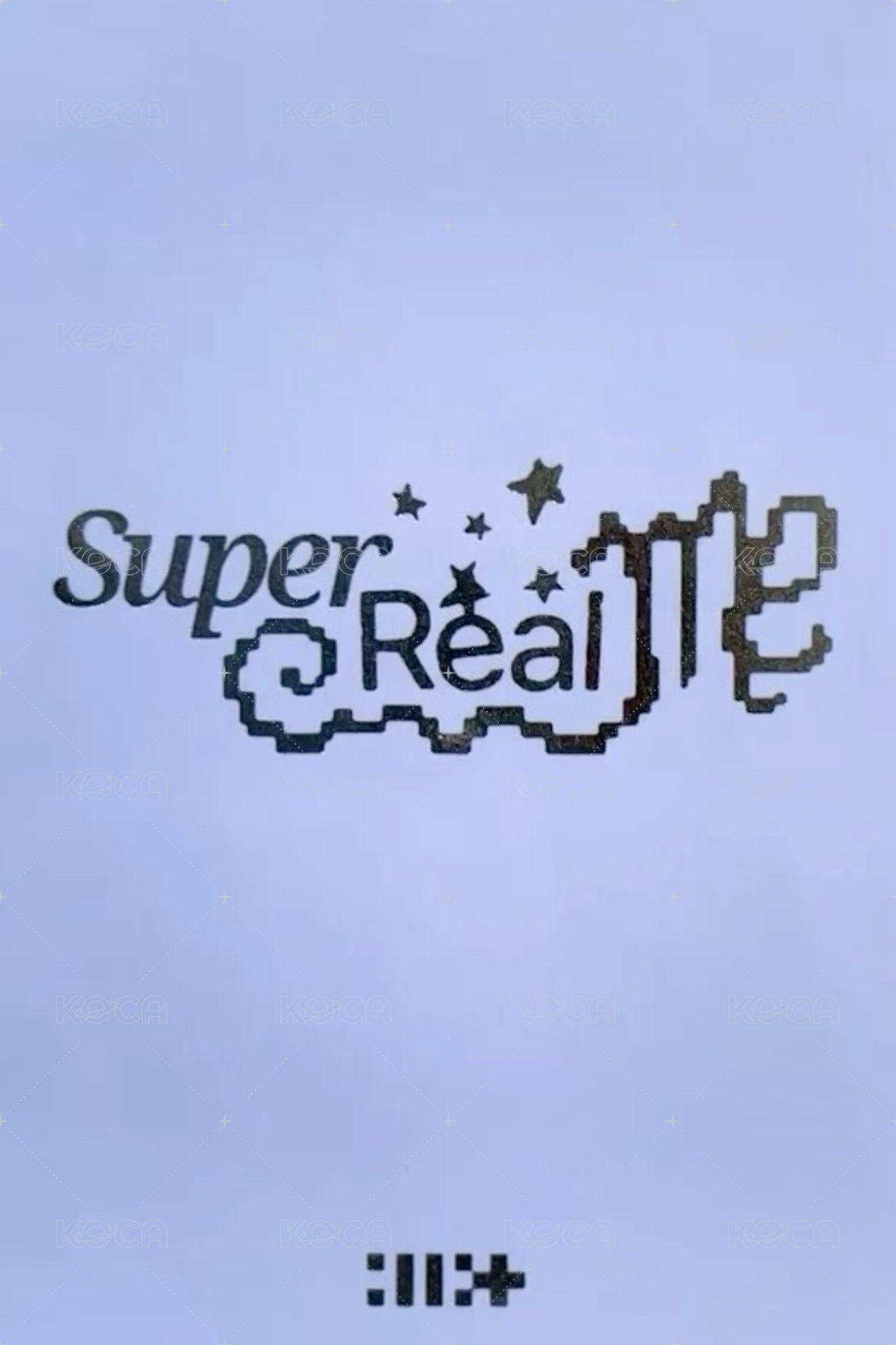 SUPER REAL ME 專輯卡 SUPER ME A ver. 背面