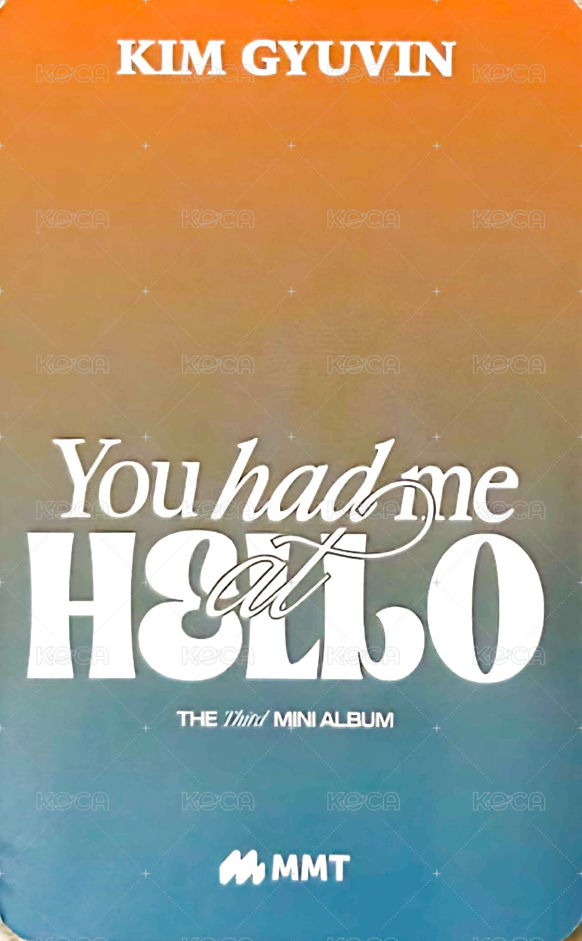 迷三 mmt 特典卡 拍拍 ver. 背面