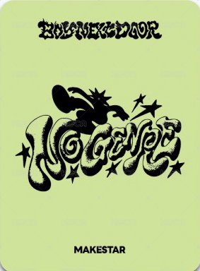 No Genre ms “MINI版“ 特典卡  背面