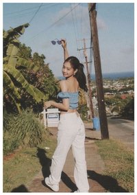 2019夏日日記 明信片 粉版