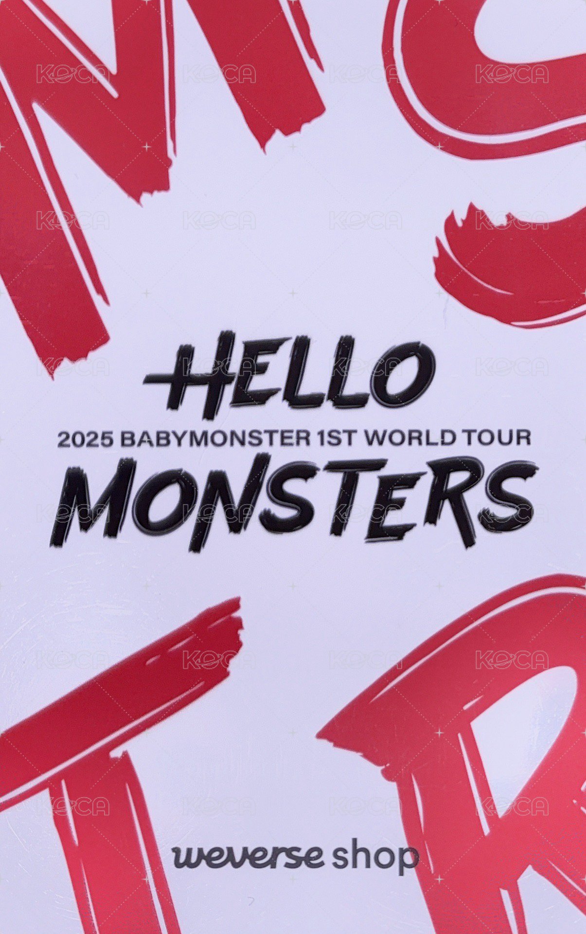 25’世巡 入場卡 / 場限卡 臺北場 背面