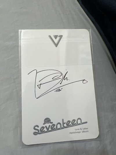 正規1後續 李燦 Dino 拍立得卡