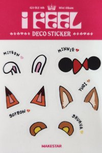 I feel ms 2.0 特典卡 手繪裝飾貼紙