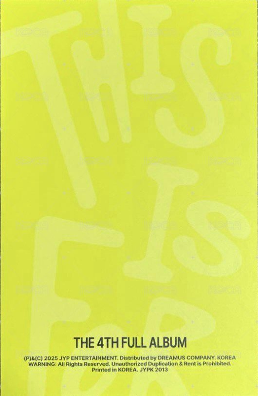 正規四 專輯卡 Polaroid ver. 背面