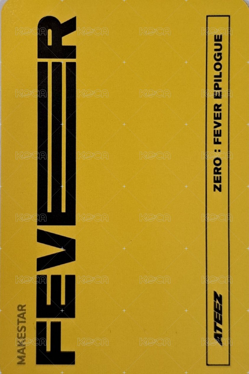 FEVER Epilogue ms 3.0 簽售卡  背面