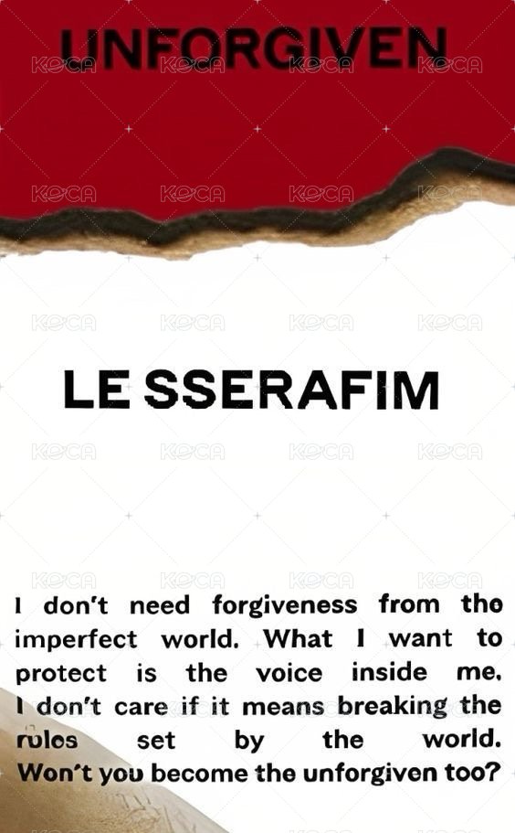 UNFORGIVEN 專輯卡 vol.2專卡 背面