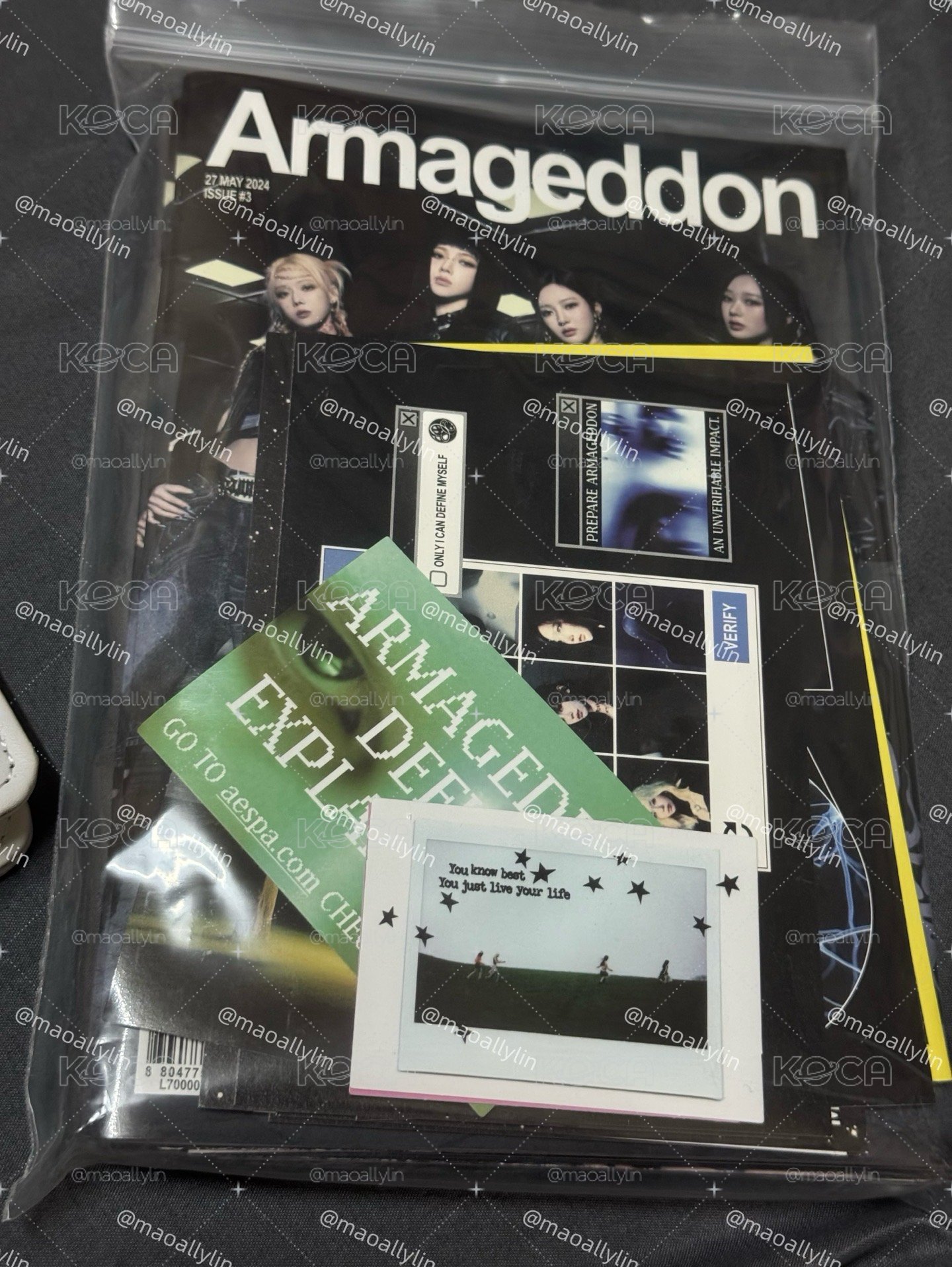 aespa 正規一 armageddon zine.ver 空專