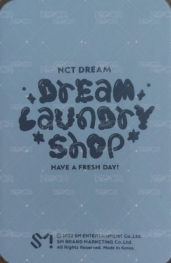 洗衣房 周邊卡 毛巾卡 一期 背面