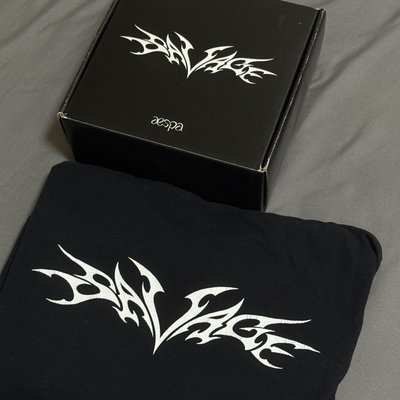 【二手】aespa Savage 美網盒子 長袖M號