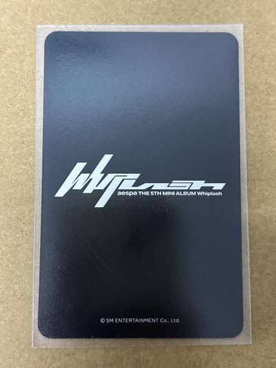aespa Karina 柚子 Whiplash sm 幸運卡 柚