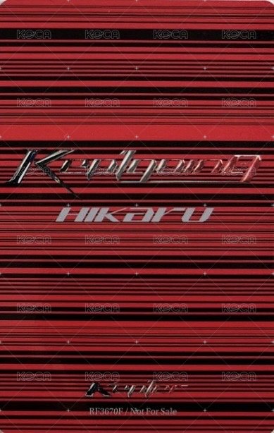 JP正規一 專輯卡 單封 背面