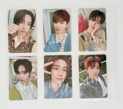 BOYNEXTDOOR BND 2024年曆卡 一套6張 卡背印簽