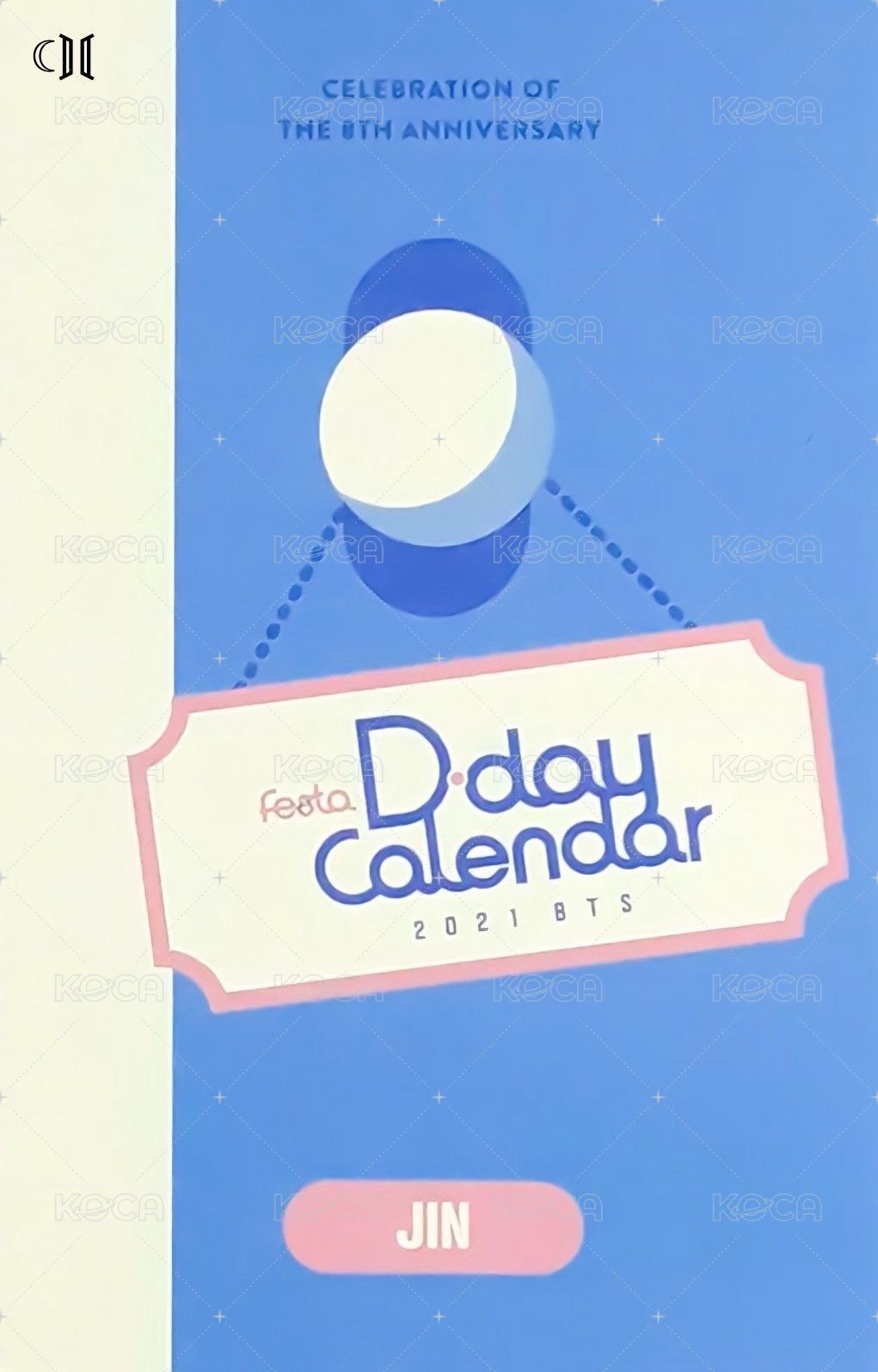 2021 八週年日曆盒 周邊卡 D9 背面