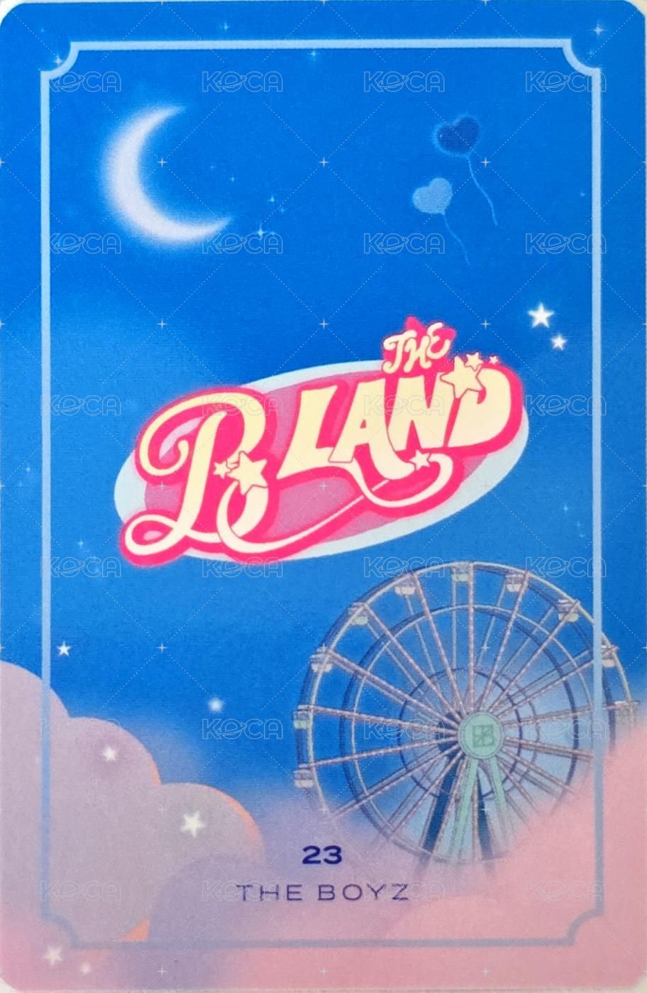 THE BOYZ FAN-CON <THE B LAND> 隨機卡  背面