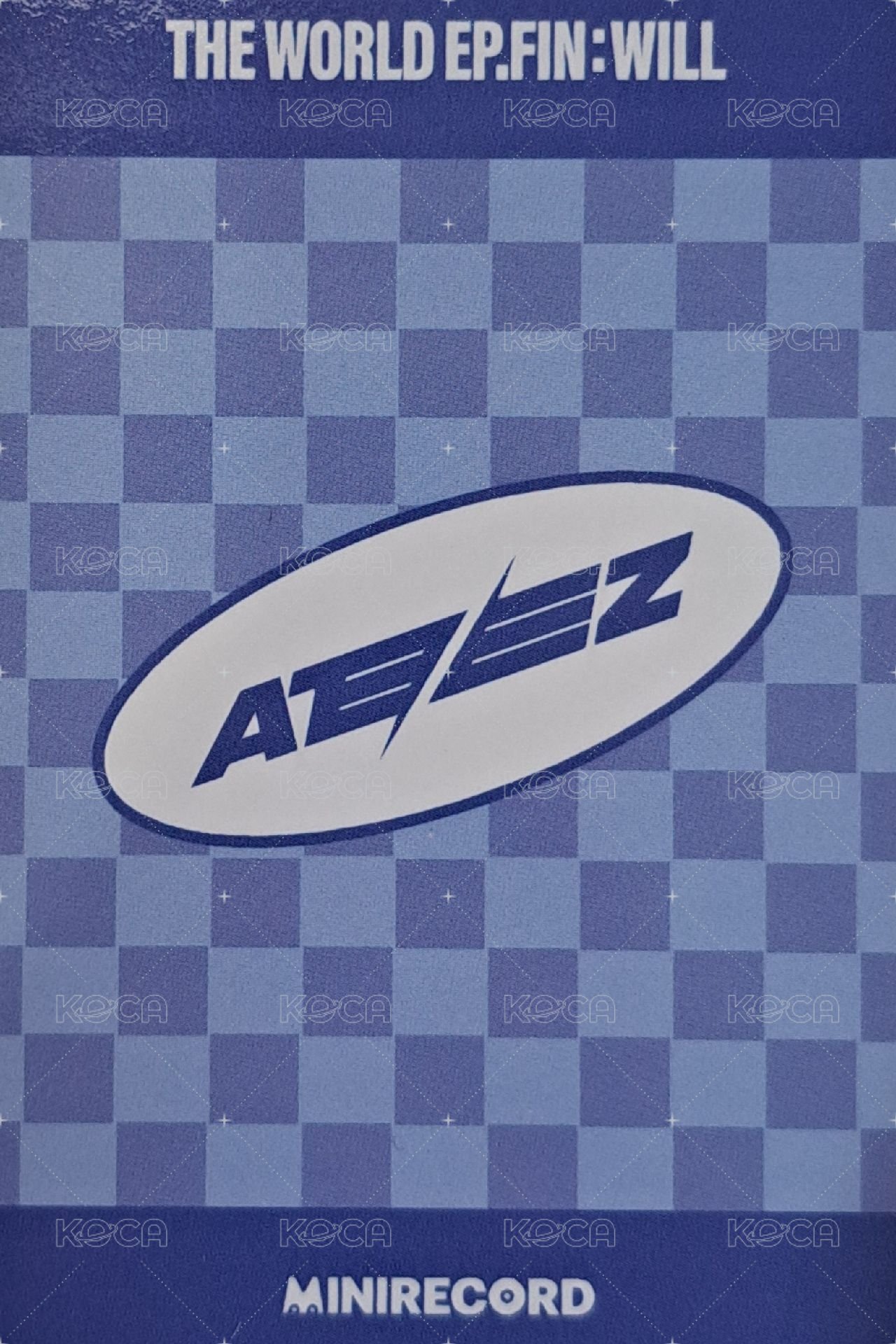 Will MINIRECORD 3.0 幸運卡  背面