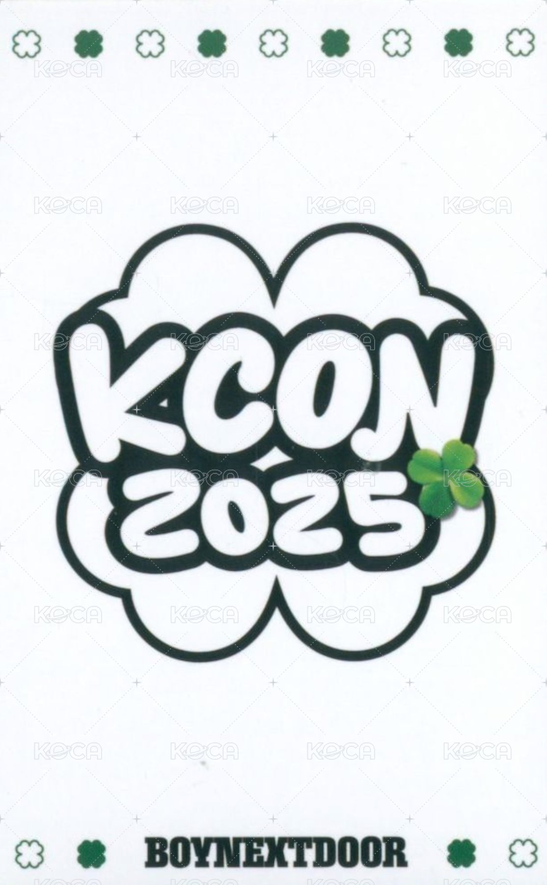 25 kcon jp 隨機卡 3 ver.A 背面