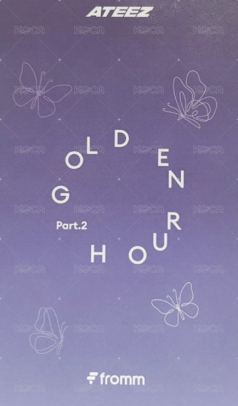 GH2 fromm DIGIPAK 特典卡 蝴蝶髮夾 ver. 背面