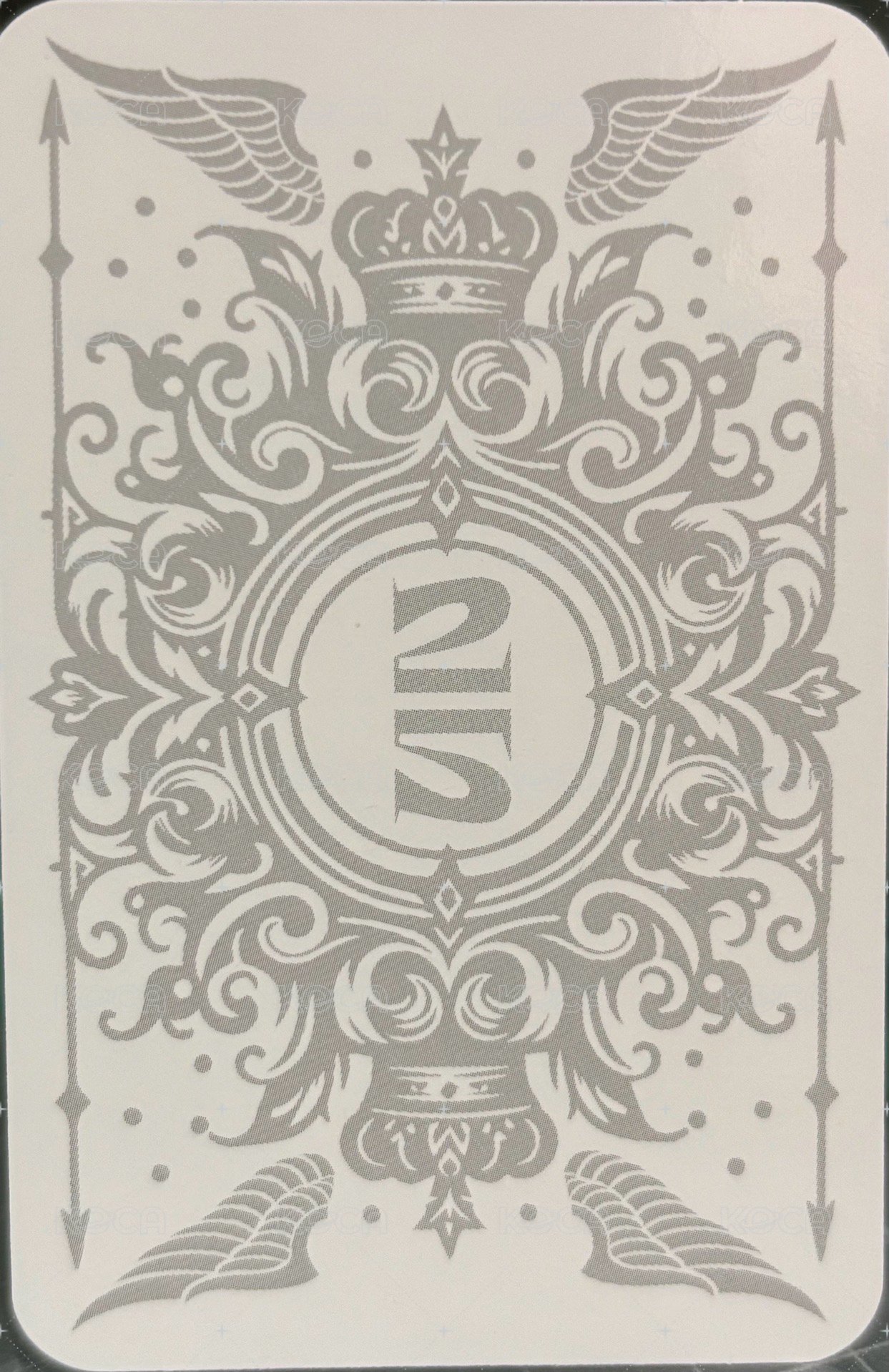 正規二快閃 周邊卡  背面