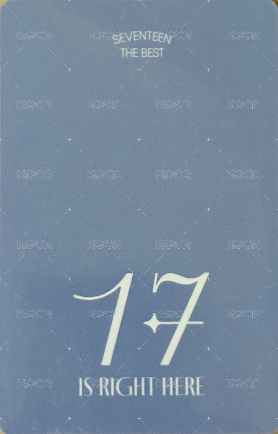 精選專 yzy 2.0 特典卡  背面