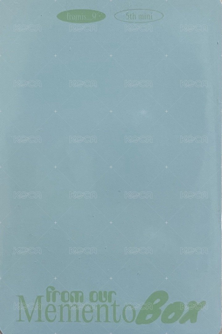 STW 專輯卡 Wish ver. 背面