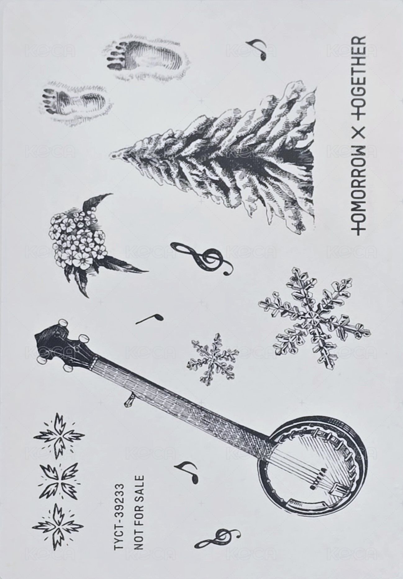 CHIKAI 誓い 專輯卡 訊息卡 背面