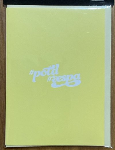 aespa #potd Secret Message Card 未拆 訊息卡 Ningning 寧寧 寧藝卓