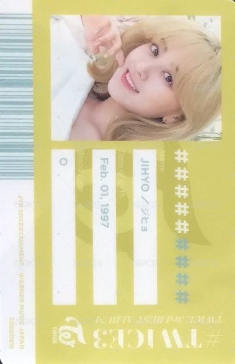 #TWICE3 JPN BEST ALBUM 專輯卡  正面