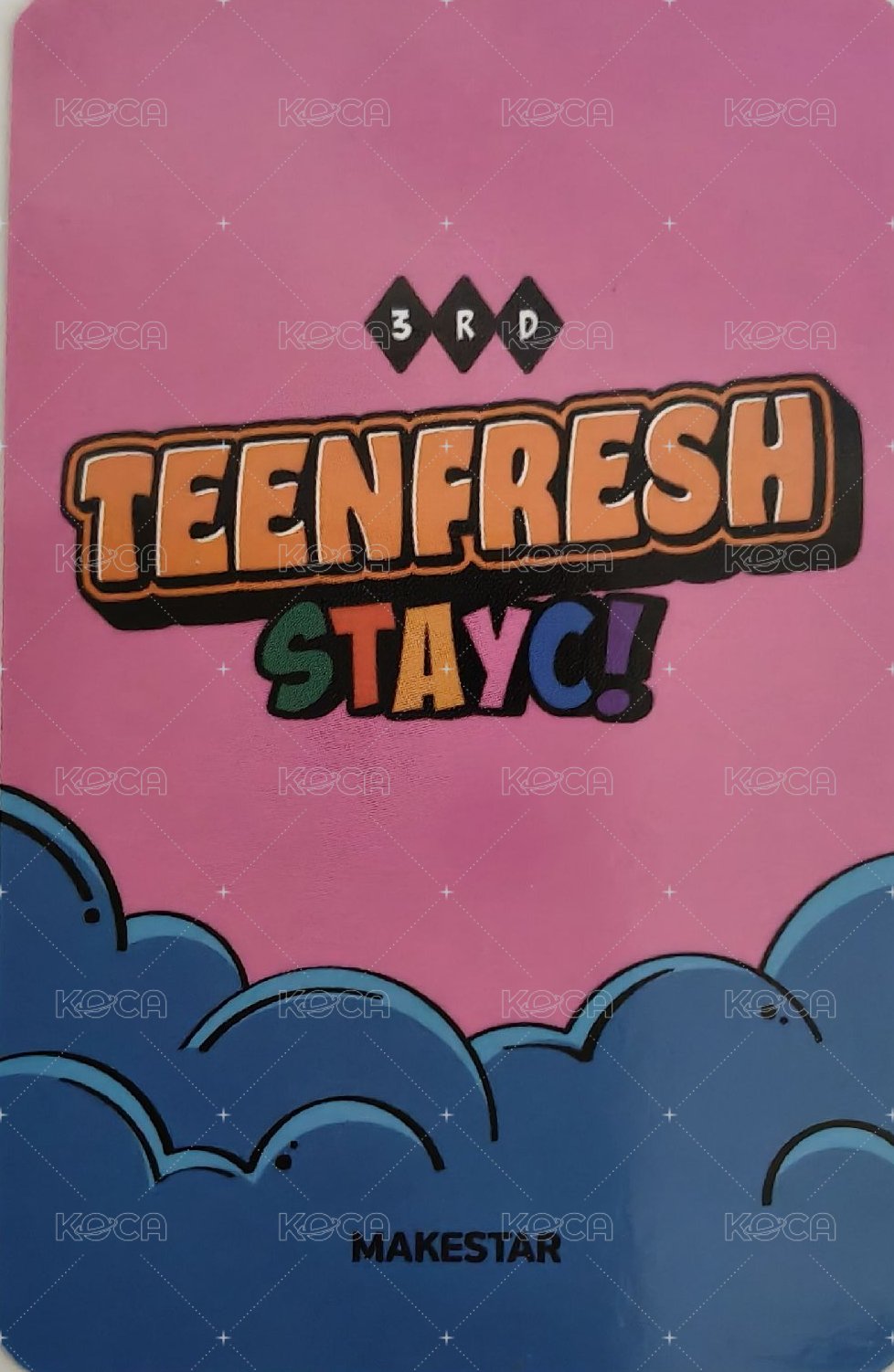 Bubble ms 3.0 簽售卡  背面