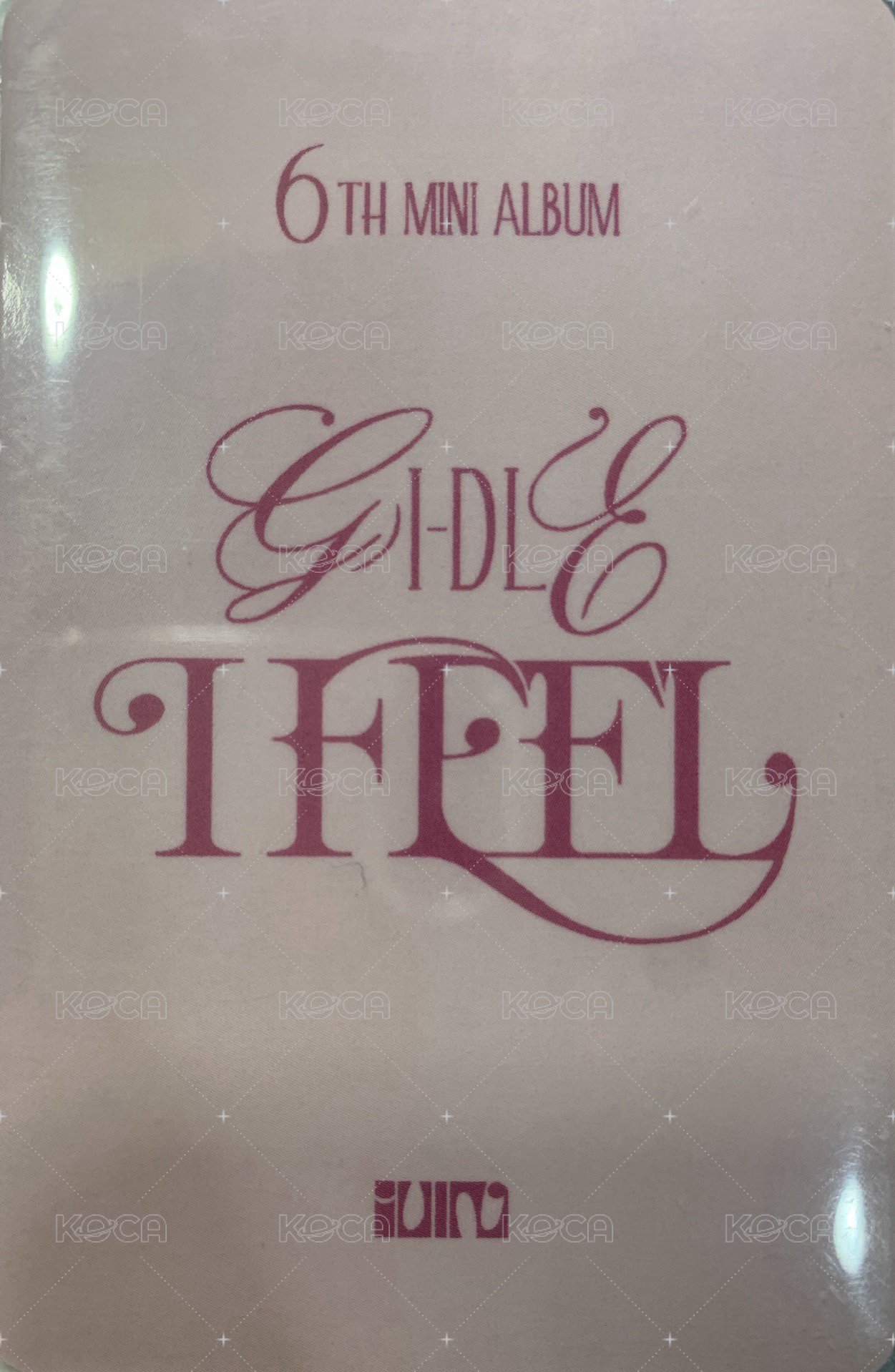 I feel tou 2.0 B 特典卡  背面