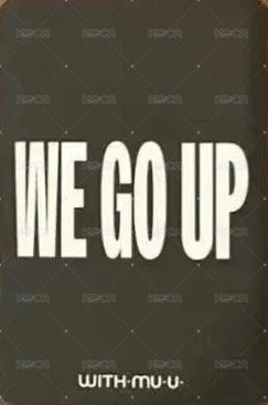 WE GO UP wm b ver.線下 幸運卡  背面