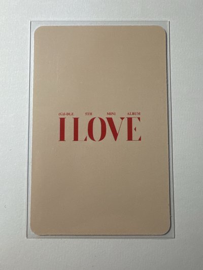 i-dle 雨琦 I LOVE時期新娜拉特典