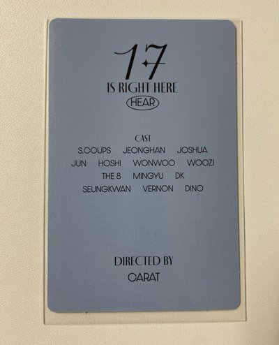 精選專 17 is Right Here 專卡 Hear ver.-Joshua 知秀