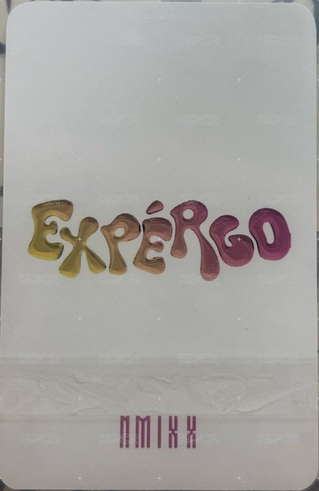 expérgo k4 幸運卡 圭 背面