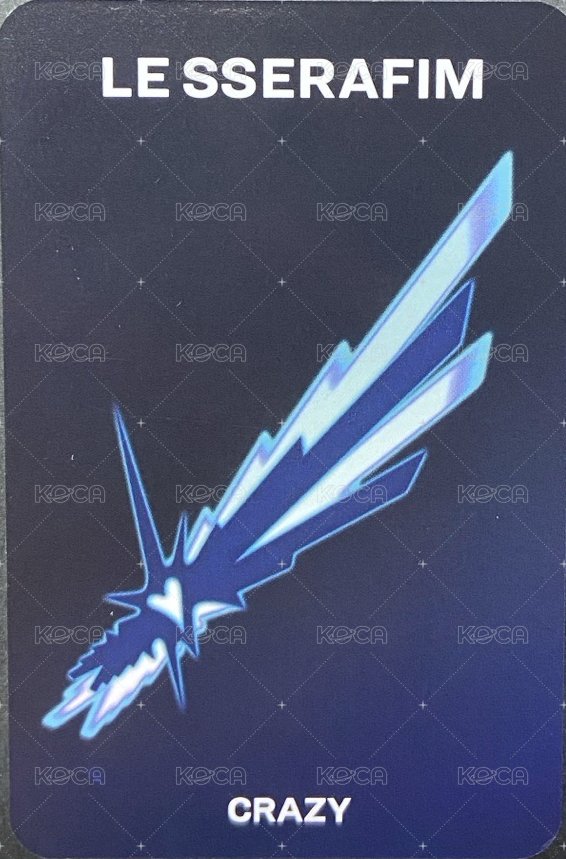 CRAZY bdm 簽售卡  背面