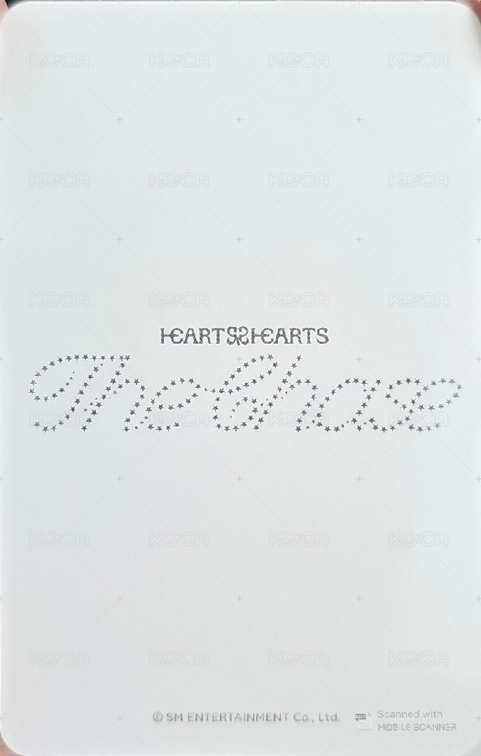 單一 sm 特典卡 Showcase 背面