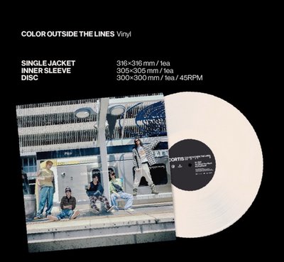 黑膠 Cortis 迷一 EP 白膠 美通 在途 全新 未拆封