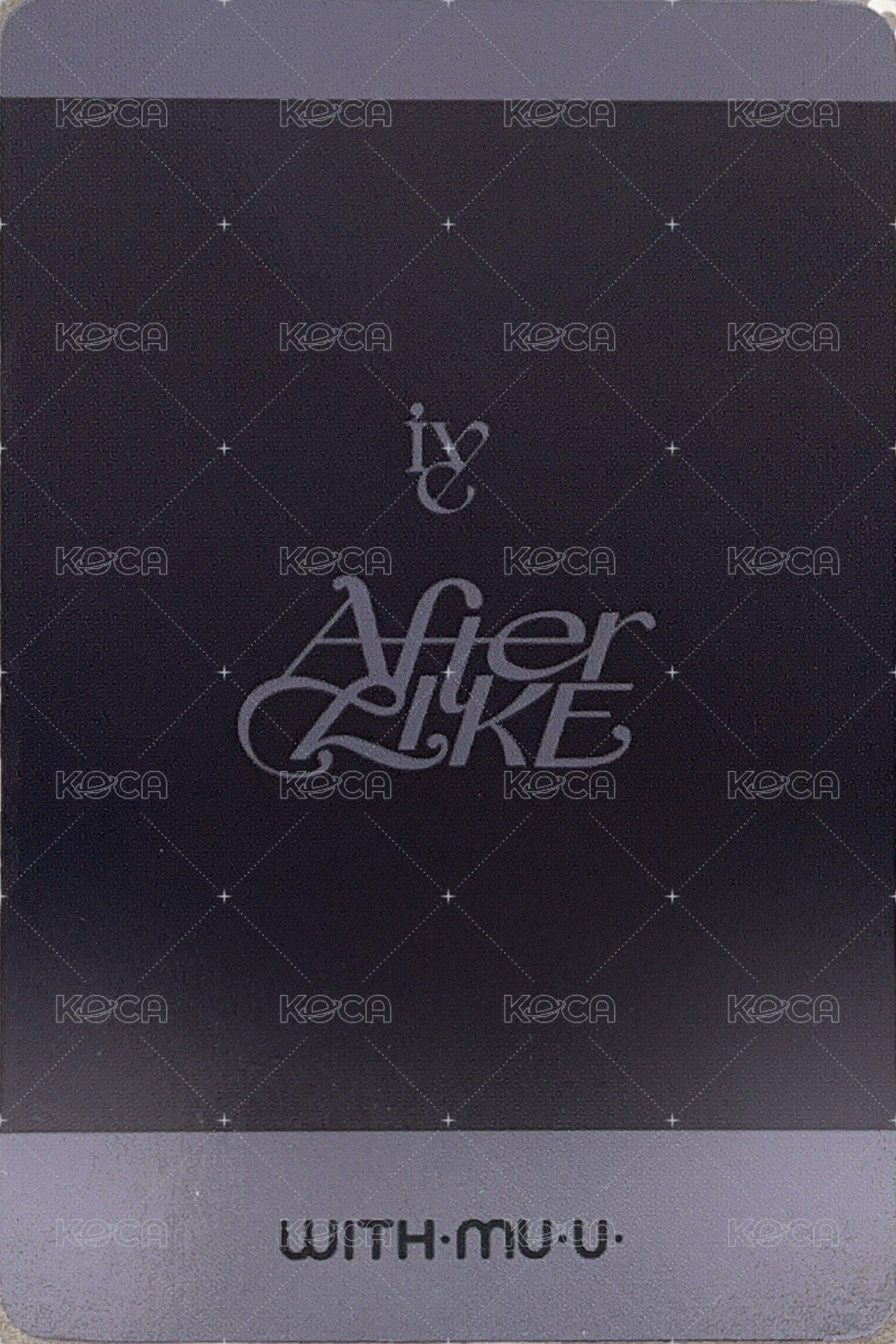 After LIKE wm 幸運卡 LD秋 背面